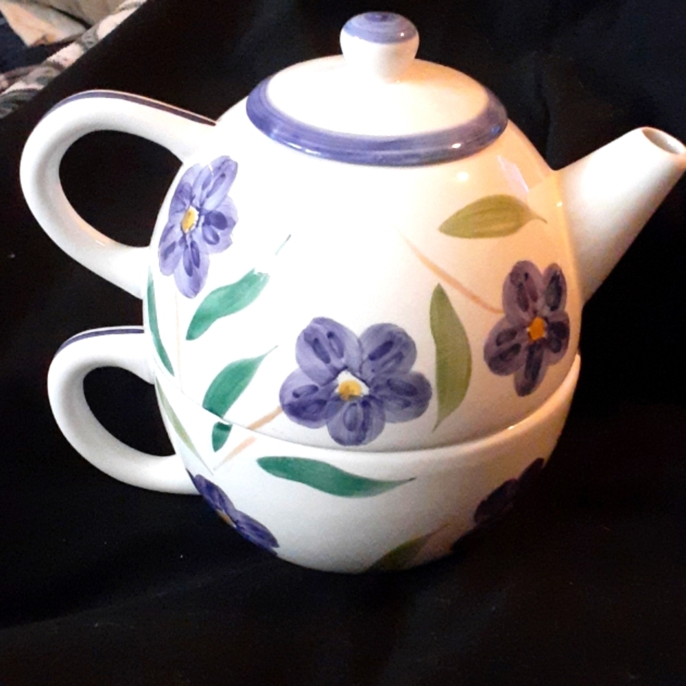 Teapot and cup set